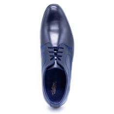 LUKAS Pánská společenská obuv 447 navy blue velikost 44