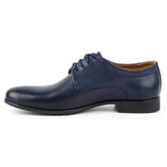 Pánská společenská obuv 334/54 tmavě modrá velikost 45