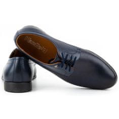 Pánská společenská obuv 334/54 tmavě modrá velikost 45