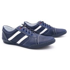 Pánská ležérní obuv R3 Perforated Navy Blue velikost 40