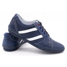 Pánská ležérní obuv R3 Perforated Navy Blue velikost 40