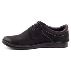 Pánská volnočasová obuv 11/3 black nubuck velikost 42