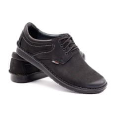 Pánská volnočasová obuv 11/3 black nubuck velikost 42