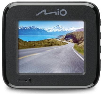  autokamera mio mivue c545 ips displej snímač s nočním viděním full hd rozlišení videa 3osý gsenzor široký zorný úhel snadná instalace nalepovací držák automatické zapnutí 