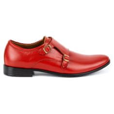 LUKAS Monki 287LU červené kožené společenské boty velikost 41