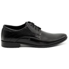 LUKAS Pánská společenská obuv 256 černá velikost 45