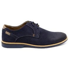 Pánská kožená obuv 859L navy blue velikost 45