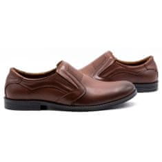 Elegantní pánská obuv 283T2 Lu brown velikost 45