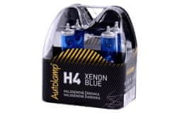 AUTOLAMP Sada 2 kusů žárovek typ H4 Xenon Blue, příkon 60/55W, napětí 12V