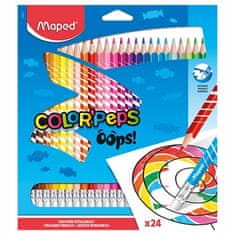 Maped Colorpeps Jejda, trojúhelníkový s gumou 24