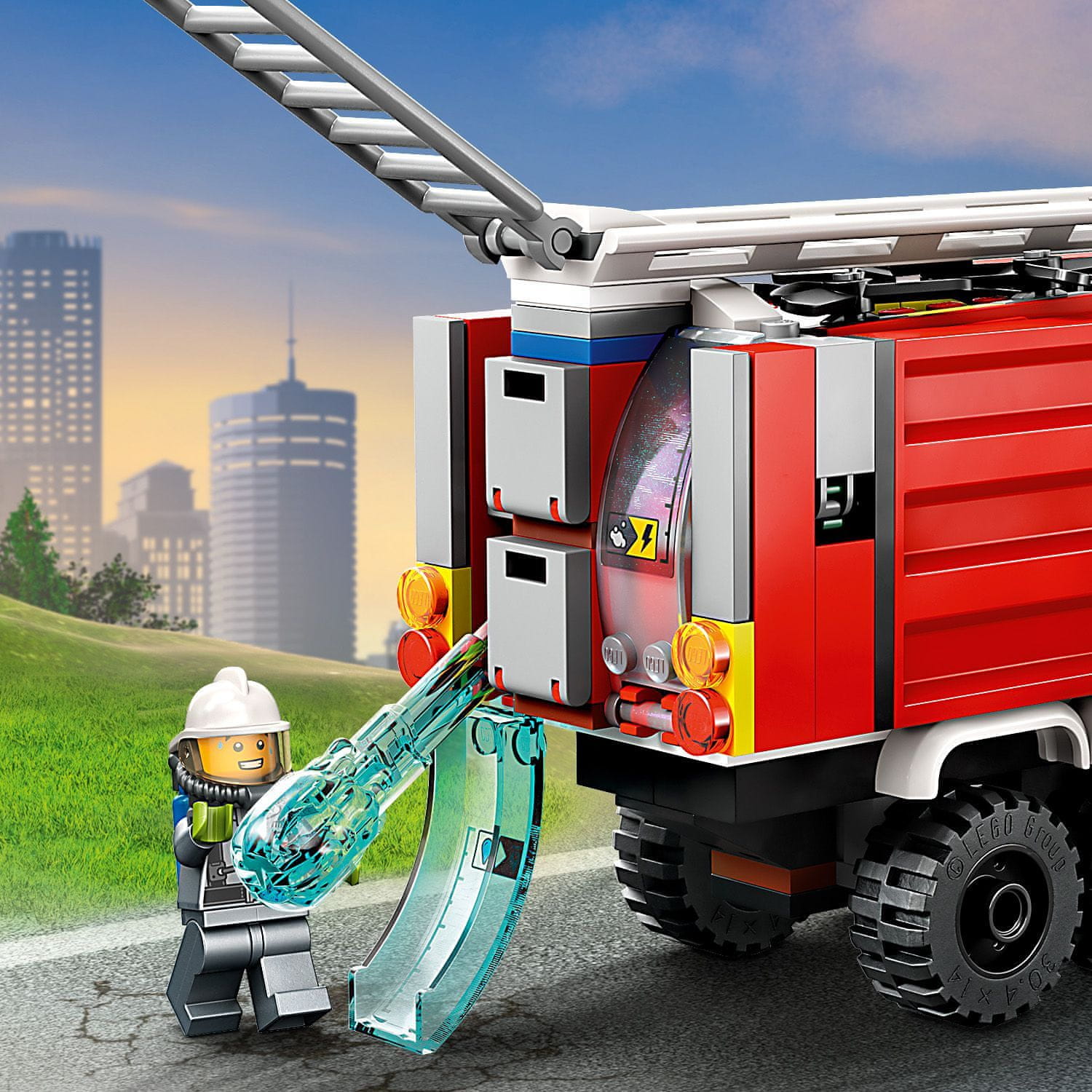 LEGO City 60374 Veliteľské vozidlo hasičov