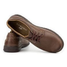 Pánské kožené boty Casual 921K brown velikost 45