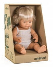 MINILAND Doll girl European 38cm implantát