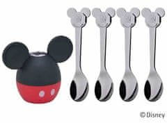 shumee WMF - Sada 4 lžiček + slánka, Mickey Mouse