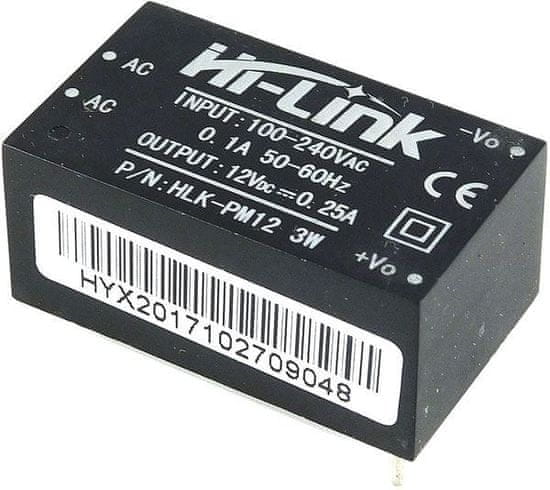 HADEX Spínaný zdroj Hi-Link HLK-PM12 3W 12V/0,25A