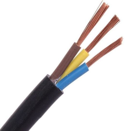 HADEX Kabel 3x2,5mm2 H05VV-F (CYSY3x2,5mm), černý