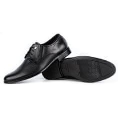 Pánská elegantní kožená obuv 302T3 velikost 45