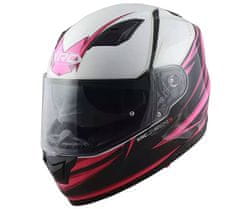 XRC Helma na moto Merchi R black/pink/white vel. L