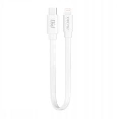 DUDAO Kabel USB-C na Lightning 65W 28cm, bílá