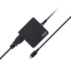 FSP NB C 65 napájecí adaptér, USB-C (PD), 65W (5V, 9V, 12V, 15V, 20V)