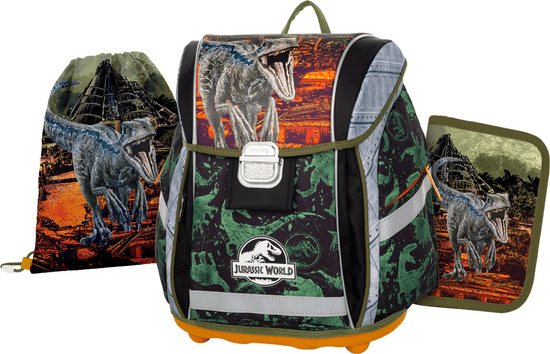 Oxybag Školní set 3ks Premium Light Jurassic World