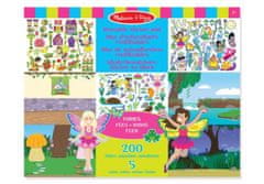 Melissa & Doug Opakovaně použitelné samolepky Fairy