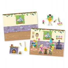 Melissa & Doug Opakovaně použitelné samolepky Fairy