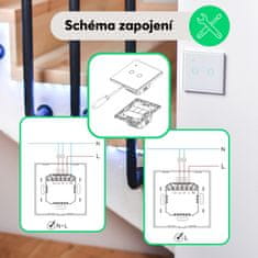 Nous LZ2 ZigBee Tuya chytrý vypínač