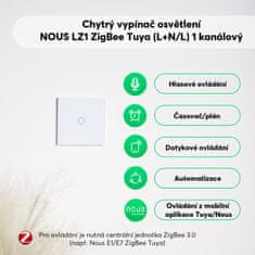 Nous LZ1 ZigBee Tuya chytrý vypínač