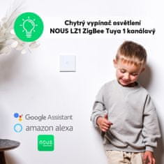 Nous LZ1 ZigBee Tuya chytrý vypínač