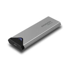 AXAGON EEM2-UG2 USB-C 10Gbps - M.2 NVMe SSD ARROW box, stříbrný