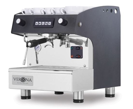 Hendi Automatický černý Kávovar VERONA ROMEO 1pákový - automatický 230V/1800W - 207642