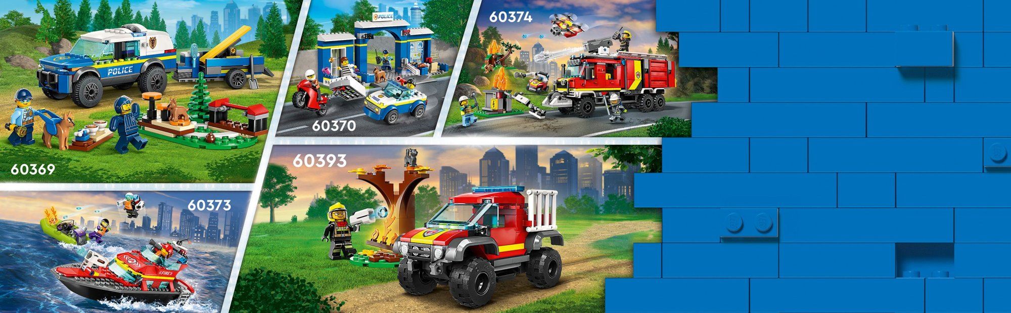 LEGO City 60393 Hasičský tereňák 4x4