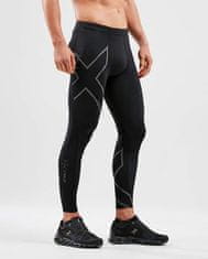 2XU Light Speed Compression Tights Men, černá/stříbrná, L