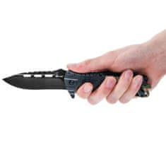 Magnum Boker Mil-Tec Paracord Camo zavírací nůž s pazourkem a píšťalkou