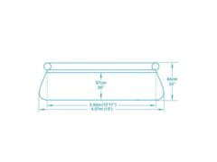 Bestway Bazén 4,57 x 0,84m s kartušovou filtrací