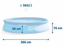 Intex Bazén 3,66 x 0,76m bez příslušenství