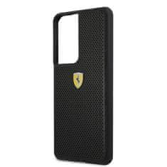 Ferrari Samsung Galaxy S21 Ultra - Silikonový kryt Ferrari (FESPEHCS21LBK) černý