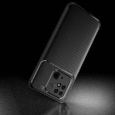 OEM Kryt Xiaomi Redmi 10C Armored Shockproof Carbon Fiber černý