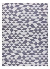 Dywany Łuszczów Kusový koberec Sion Sisal Triangles 22373 ecru/blue-pink – na ven i na doma 80x150