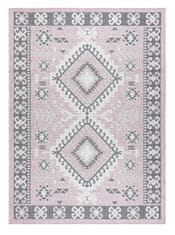 Dywany Łuszczów AKCE: 120x170 cm Kusový koberec Sion Sisal Aztec 3007 pink/ecru – na ven i na doma 120x170