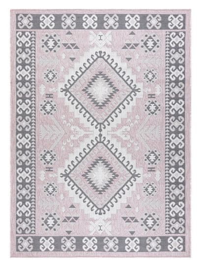 Dywany Łuszczów AKCE: 120x170 cm Kusový koberec Sion Sisal Aztec 3007 pink/ecru – na ven i na doma