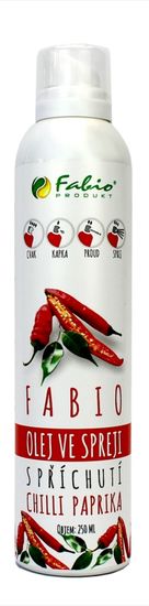 FABIO spol. s r.o. FABIO SPREJ ochucený CHILLI olej 250 ml