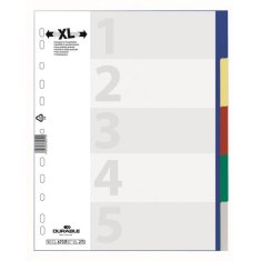 Durable Plastový rozřazovač 5-dílný maxi barevný