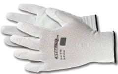 STALCO Polyamidové pracovní rukavice bílé velikosti 9