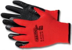 STALCO S-latexové ochranné polyesterové rukavice velikosti 11