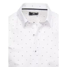 Dstreet Pánská košile C18 bílá dx2444 M