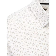 Dstreet Pánská košile C16 bílá dx2437 XXL