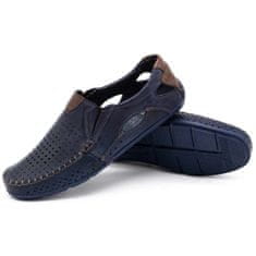 Pánské mokasíny 901 summer navy blue velikost 49