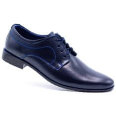 Pánská společenská obuv 447 navy blue velikost 43